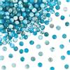 OLYCRAFT Circa 226 perline di apatite naturale di apatite rotonde sfaccettate 3 mm perline di apatite blu gemme foro perline rotonde sciolte fabbricazione gioielli G-OC0004-41-EU13 calcare fosfatico
