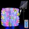 JIMACRO Luci LED Solari Esterno Giardino, Luci a Corda Impermeabili IP65 22M 200LEDs Luci Decorative a Energia Solare con 8 Modalità di Illuminazione per Giardino Festa Decorazioni Natalizie