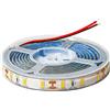 Tesfish 12V Striscia LED, 2M SMD 5630 Bianco Caldo 3500K Strisce LED IP65 Impermeabile Totale 120 LEDs Nastri LED per Camera da letto, Cucina, Decorazione Pubblicitaria