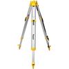 Huepar Treppiede in Alluminio 1,65m con Filetto Maschio 5/8, Treppiede Resistente a Testa Piatta per l'Edilizia con Morsetto Rapido e Tracolla per Stazione Totale, Livella Ottica, Laser Rotante - M3Y