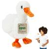 Zappi Co Peluche di Anatra (25cm) - Affascinante, Morbido Acquatico, Eco-Friendly, Perfetto per le Avventure al Laghetto dei Bambini, Realizzato con Materiale Riciclato