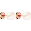 Purelei Pearl - Orecchini da donna in resistente acciaio inossidabile - Orecchini impermeabili da donna - Gioielli alla moda per un look personalizzato (Oro rosa)