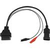 YINETTECH 3 Pin a 16 Pin OBDII OBD2 Cavo adattatore diagnostico per il collegamento OBD II 16pin strumento diagnostico veicolo OBD-II sistema motore strumenti diagnostici parti