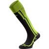 Lurbel Ski Pro Six, calzini da sci, calzini da sci, calzini senza cuciture, calzini termici, calzino alto, calzini Unisex., Nero/Pistacchio, X-Large