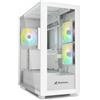 SHARKOON Case Sharkoon Rebel C60 Midi-Tower Vetro Temperato RGB Bianco