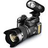 NBD Le Migliore Fotocamera Reflex Digitale Fotocamera con Teleobiettivo 24X, Obiettivo grandangolare 0,5X e Luce LED per Principianti in Fotografia
