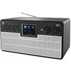Dual 75831 Stazione radio IR 100 - Internet - DAB - FM - Bluetooth - display a colori - AUX - telecomando - suono stereo