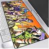 ITBT Jojo's Bizarre Adventure Tappetino Mouse Gaming 900x 400mm XXL per Mouse e PC, 3mm Mouse Pad Antiscivolo Fondo in Gomma con Bordi Cuciti, B