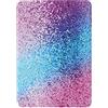 Guxira Cover Tablet Pelle per Samsung Galaxy Tab A 10.1 2019 (SM-T510 T515) Carino Motivo Disegni Custodia con Antiurto Protettiva Custodia Flip Case Stand Cover - Gradiente Rosa Blu