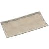 DRW Centro Rettangolare di Madreperla in Colore Naturale con Argento 20 x 10 cm