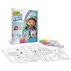 CRAYOLA Color Wonder - Coloring Set con 18 Pagine da Colorare e 4 Pennarelli Senza Macchia, Soggetto Gabby's Dollhouse, Attività Creativa per Bambini da 3 anni, Versione Internazionale, 75-2816