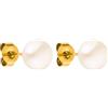 Purelei Orecchini Pearl (oro) - Orecchini donna in resistente acciaio inossidabile - impermeabili da donna - Diametro 0,64-0,69cm - Gioielli per un look personalizzato