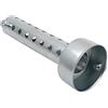 Baceyong 1 Pz Silenziatore Moto, DB Killer, Deflettore Tubo Di Scarico, Silenziatore Di Scarico 48mm - Argento