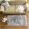 Teppich Wölkchen Tappeto in Pelle D'agnello, Imitazione Della Pelliccia - Soggiorno Camera Da Letto - Tappeto Da Letto Lavabile, Cuscino Di Seduta, Pelliccia Per Sedia, Divano - Grigio - 80x120 cm Rettangolo