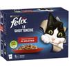 Nestle' Purina Felix Le Ghiottonerie Selezioni Gusto Manzo/pollo Cibo Umido Gatti Adulti Busta 12x85g Nestle'