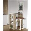 Symbiosis Temahome Tavolo da Bar Gavarnie, Particle Board, Beige (Oak), 94 x 40 x 101 cm