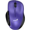 Genius Mouse Genius Ergo 8200S Wireless Ottico 1200dpi 2.4GHz 2-5pulsanti Viola [31030029402]