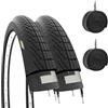 ECOVELO 2 COPERTONI 14 x 1.75 (47-254) + CAMERE D'ARIA GOMME PER CITY BIKE BAMBINO PNEUMATICI BICI BIMBO