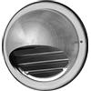 WeCooper Griglia di ventilazione da 100 mm, in acciaio inossidabile 304, con estrattore tondo a punta semicircolare, copertura della ventola a 4 pollici, con alette, zanzariera e deflettore antigoccia