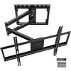 WHYFONE Supporto da Parete per TV da 32 a 75 Pollici, Staffa TV Girevole ed Estensibile con Braccio Articolato da 838mm, Braccio TV Universale Sostiene fino a 45kg Max. VESA 600x400mm