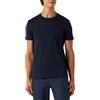 Emporio Armani Uomo 2-Pack Crew Neck T-Shirt Pure Cotton Maglietta a Maniche Corte, Blu Marine Marine, L