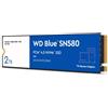 WESTERN DIGITAL SSD WESTERN DIGITAL Blu 2TB SN580 NVME M.2 PCIe 4.0 x4 WDS200T3B0E