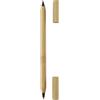 Penna in bamboo 2 in 1 con refill blu e senza inchiostro Samambu Blue personalizzate o neutre