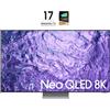 Samsung Series 7 TV QE55QN700CTXZT Neo QLED 8K, Smart 55" Processore Neural Quantum 8K Lite, Dolby Atmos e OTS Titan Black 2023