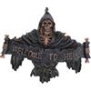 Nemesis Now NEM3944 - Cartello Welcome To Hell, 22 cm, colore: Nero