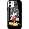 Ert Group custodia per cellulare per Apple Iphone 12 Mini originale e con licenza ufficiale Disney, modello Mickey 011 in vetro temperato, custodia protettiva