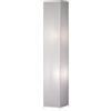 RL LIVE YOUR LIGHT Reality R40122001 Bamboo Piantana, 2xE27, 60 W, Bianco, 25x25x130 cm
