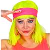 W WIDMANN MILANO Party Fashion - fascia per capelli, fascia per sudore, accessorio per look anni '80, tuta da ginnastica, outfit da aerobica