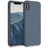 kwmobile Custodia Compatibile con Apple iPhone XS Max Cover - Back Case per Smartphone in Silicone TPU - Protezione Gommata - ardesia scuro