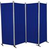 Angerer Freizeitmöbel GmbH Paravento 4 pezzi Swingtex blu
