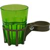 Angerer Porta Bevande per Dondolo Champagne, Bicchiere Verde