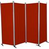 Angerer Freizeitmöbel GmbH Paravento 4 pezzi Swingtex bordò