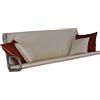 Angerer - Cuscino per Sedia a Dondolo, Elegance Style Dondolo Design, Beige, 180 x 50 x 50 cm, 42024/183