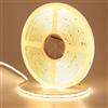 GOMING 24V 15M COB Striscia LED Bianco Caldo 3000K CRI 93+ 384LEDs/M