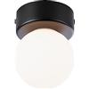 Paulmann 71068 Plafoniera Selection Bathroom Gove IP44 G9 230V max 20W dimmerabile nero opaco, satinato, luce bagno