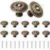 YSDMY Pomelli per Cassetti 12 Pezzi pomelli per mobili vintage，30MM Vintage Pomelli per Porta，Motivo floreale Manopole per Mobili da Cucina，pomelli per armadio cassetto Toeletta da cucina