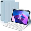 IVEOPPE Tastiera Lenovo Tab M10 Plus (3rd Generazione) 10.6 2022, Cover con Tastiera Layout Italiano Rimovibile Magnetica Wireless Bluetooth per Lenovo M10 Plus (TB-125FU/128FU/128XU), Blu cielo