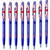 Bells Box Souvenirs London Union Jack blu I Love London Penne regalo set di 8 penne britanniche