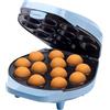 Bestron macchina per cake pop di dal design retrò, con maggiordomo per cake pop, forchetta e 12 bastoncini per cake pop, 700 W, colore: blu