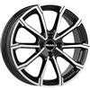 MAK CERCHIO IN LEGA MAK DaVinci 6x16 4x100 ET 43 BLACK MIRROR