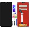 SRJTEK Per Xiaomi Mi 8 Lite Schermo LCD Per Xiaomi Mi8 Lite Sostituzione Dello Schermo Mi8 Lite Display LCD M1808D2TG Touch Digitizer Assembly Parti di Riparazione Kit (Nero)