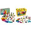 LEGO 11021 Classic 90 Anni di Gioco, Scatola con Mattoncini Colorati & 10698 Classic Scatola Mattoncini Creativi Grande