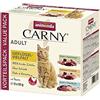 animonda Carny Adult, cibo umido per gatti, senza zucchero e senza cereali, Mix di Pollame con 8 Buste Fresche 8 x 85 g