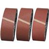 Sruhrak Set di nastri abrasivi 100X915mm - 12 pezzi per levigatrice a nastro, ciascuno 4 pezzi di grana 60/80/120, per levigatura, limatura, affilatura e rimozione della ruggine