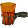Angerer Porta Bevande per Dondolo Champagne, Bicchiere Arancione