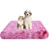 FANSU Cuscino per Cani Gatti, Cuccia Cane Interno Peluche Morbida e Soffice Cuccia Gatti Sfoderabile e Lavabile (50x40x5cm,Gradiente Borgogna)